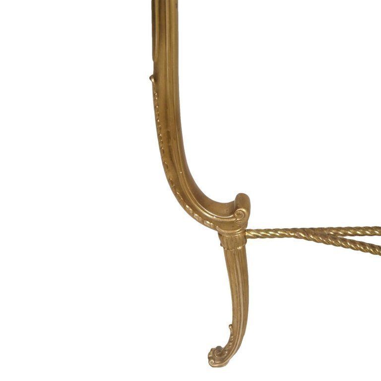 Gilt Bronze Venetian Console Mirrored, Marble Top, Vincenzo Cadorin Attributable photo buy