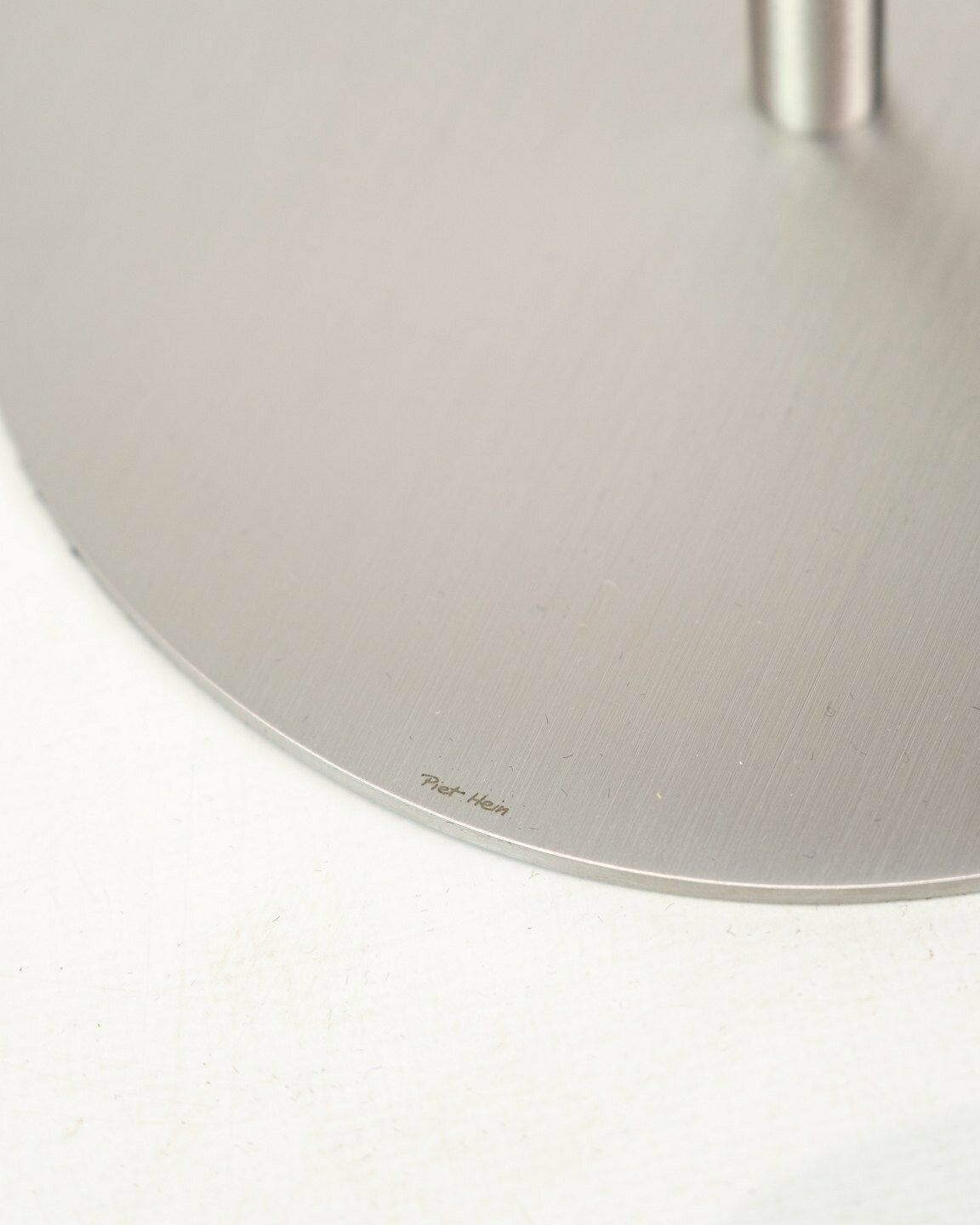 Jupiter Maxi Candlestick Brushed Steel Color Made In Stainless Steel By Piet Hein photo 330.0