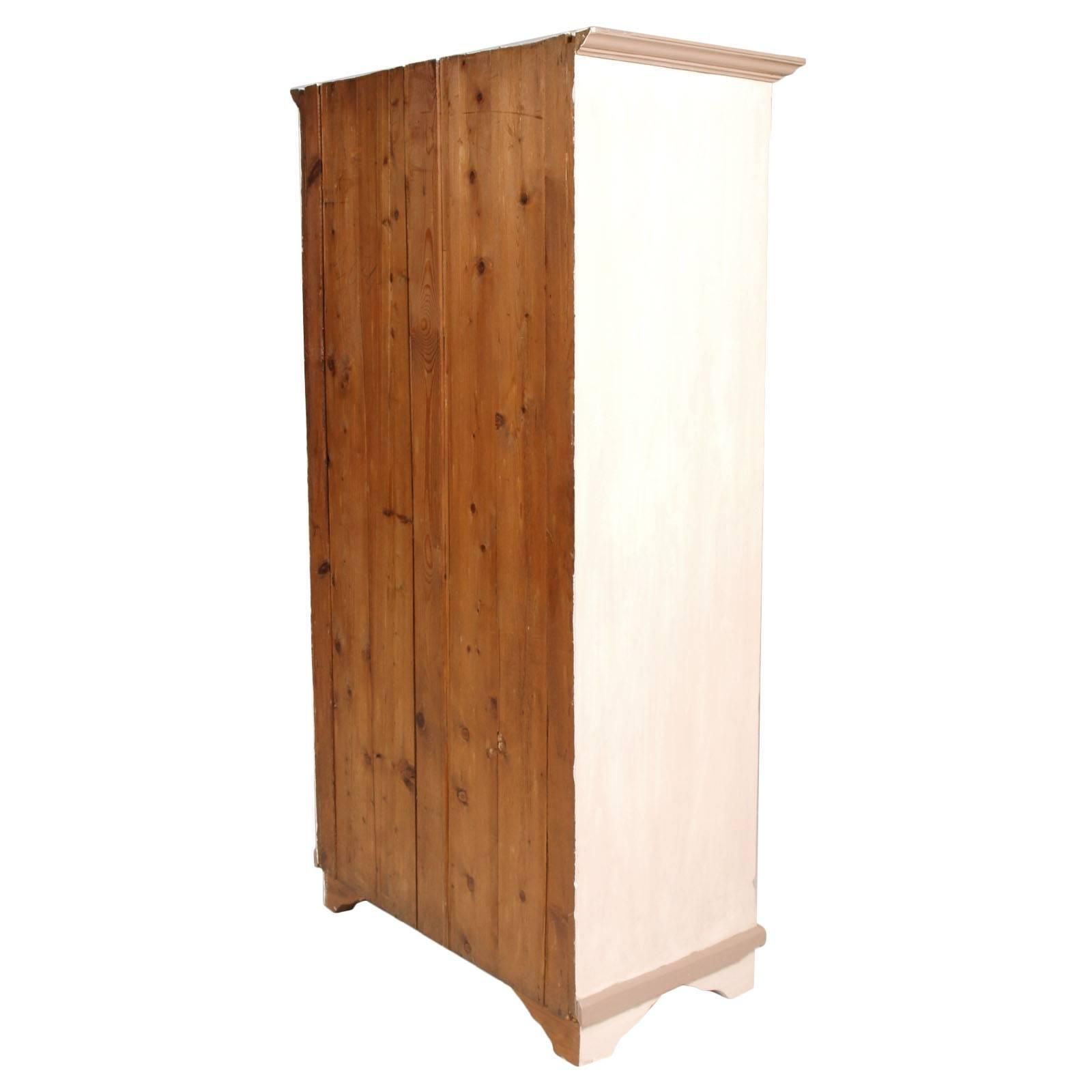 19th Century Painted Provencal Wardrobe Library Cabinet photo 5704.0