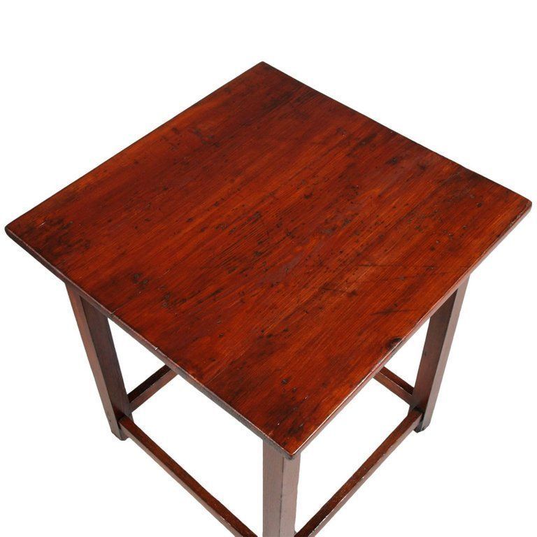 Old Country Coffee Table Or Side Table, Solid Larch Restored And Finished To Wax photo furniture
