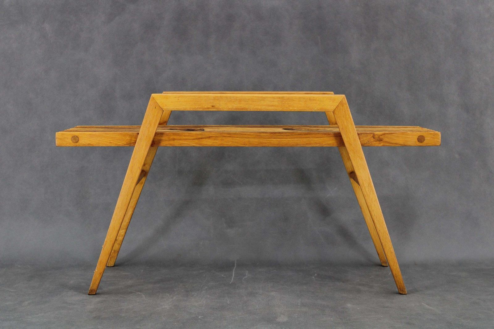 1960s Beech Flower Stand By Uluv, Czechoslovakia photo furniture