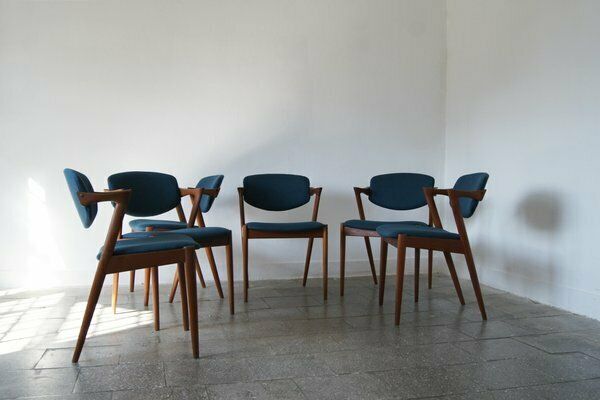 Teak Model 42 Chairs By Kai Kristiansen For Schou Andersen, Set Of 6 photo furniture