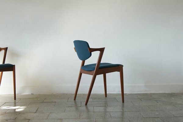 Teak Model 42 Chairs By Kai Kristiansen For Schou Andersen, Set Of 6 photo vinterior