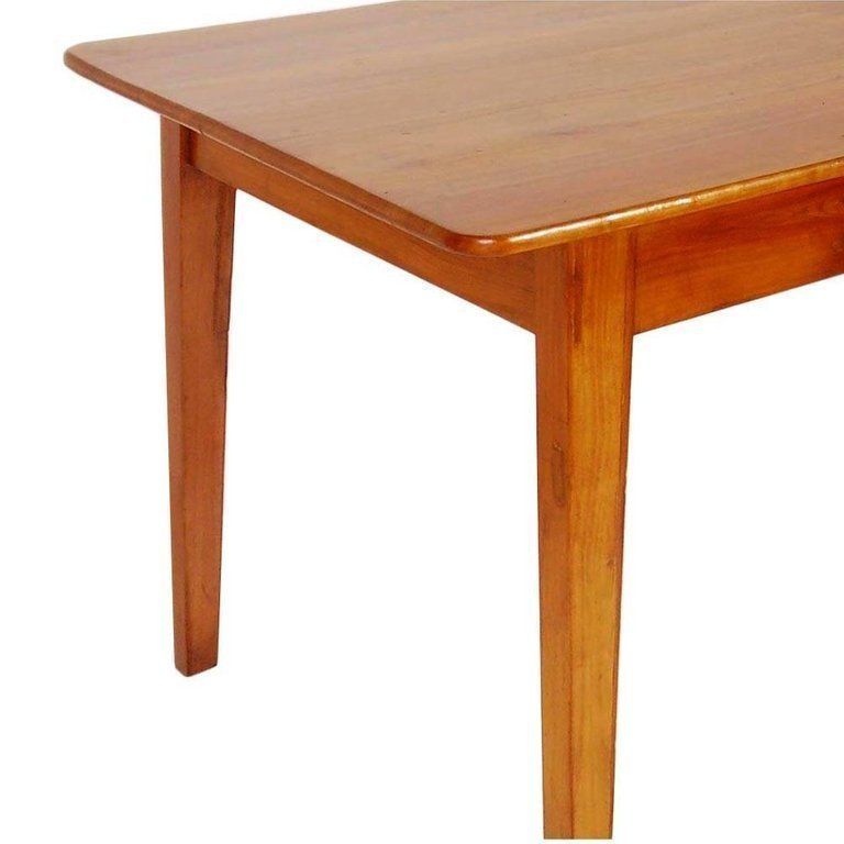 Italian Desk With Drawer Directoire All Cherrywood Restored And Wax Polished photo Furniture