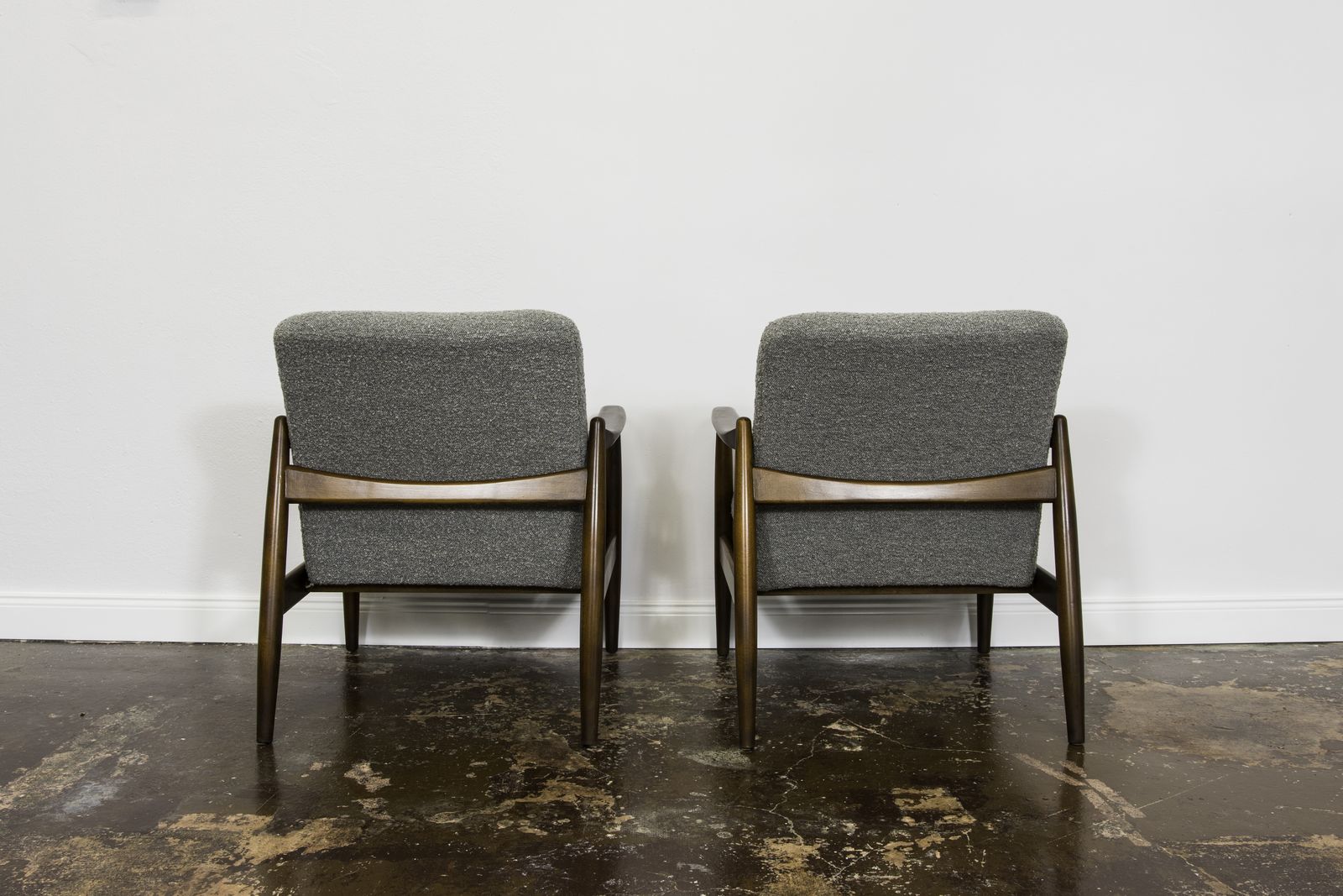 photo furniture Pair Of Mid Century Restored Armchairs, Customizable, 1960s