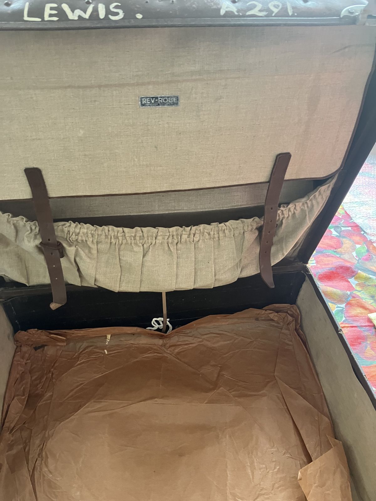 Large Vintage Suitcase photo for sale