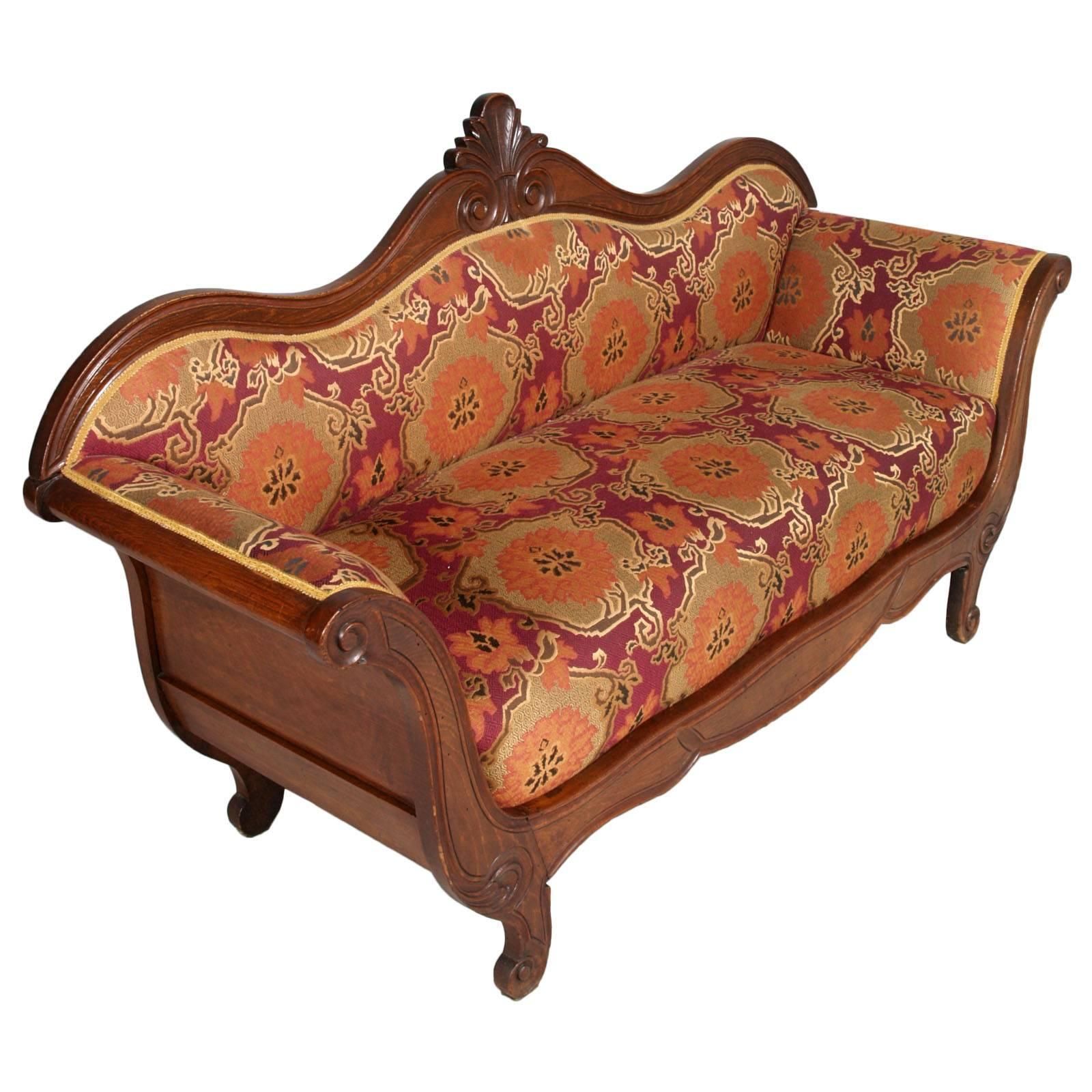 Mid 19th Century Empire Venetian Sofa Attributable Valentino Panciera Besarel photo furniture