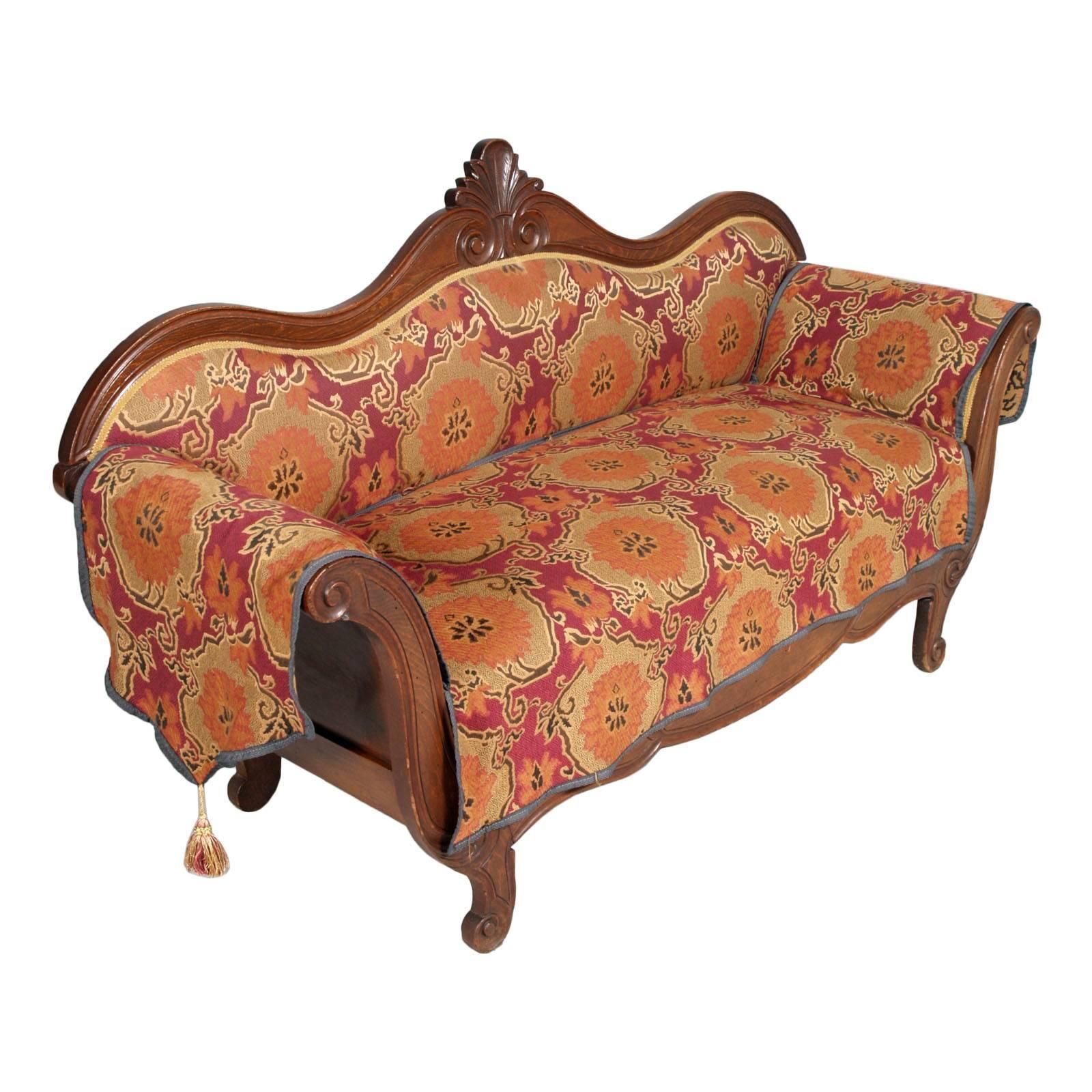 Mid 19th Century Empire Venetian Sofa Attributable Valentino Panciera Besarel photo for sale