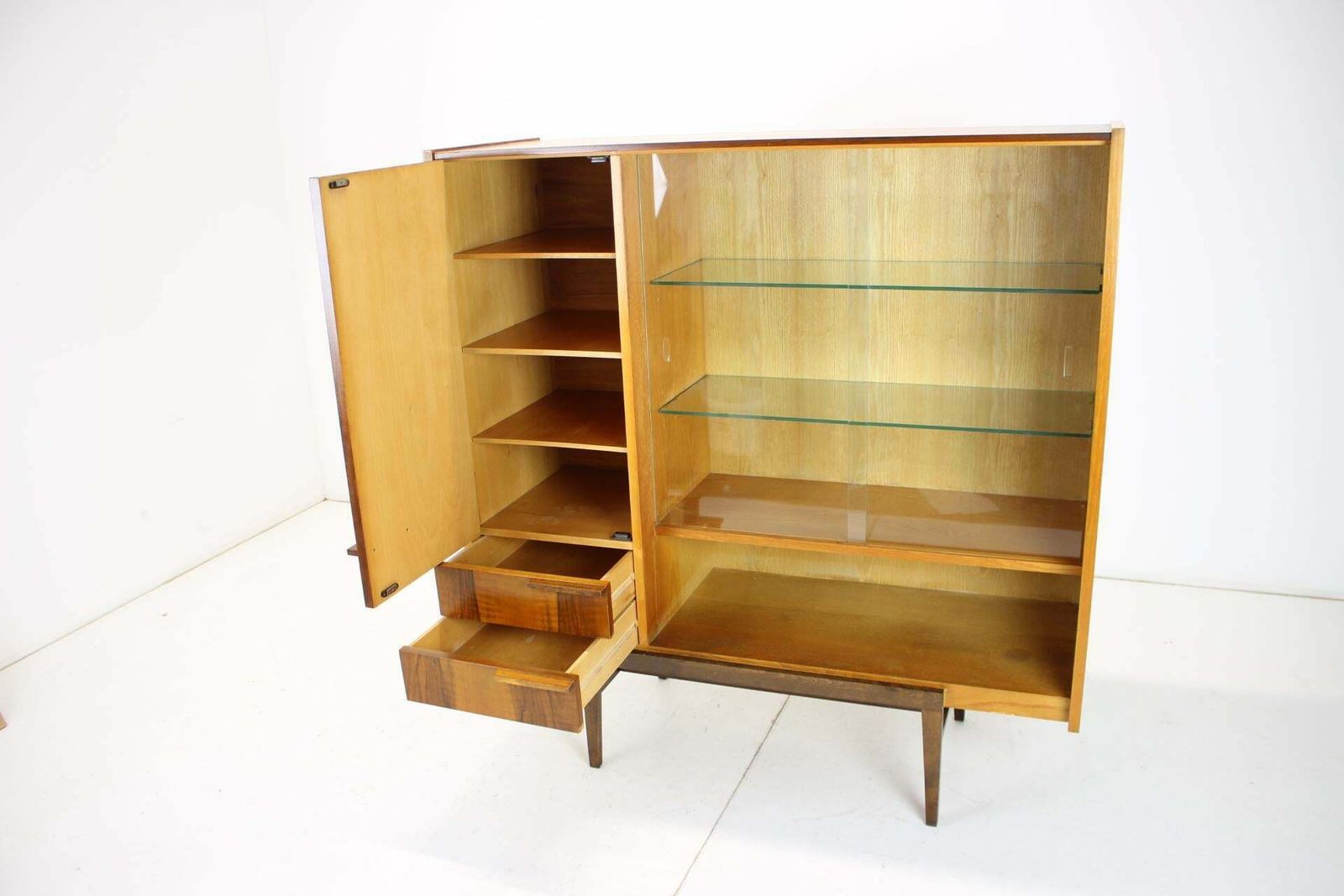 Design Midcentury Bookcase By František Mezulánik, Czechoslovakia, 1960s photo buy