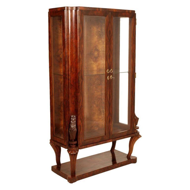 1920s Testolini & Salviati Venice Baroque Art Deco Dining Room Set Burl Walnut photo vinterior