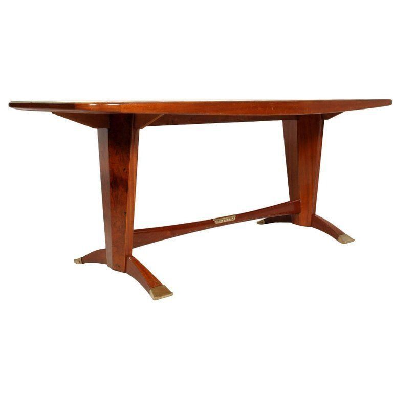 1950s Dining Room Cantù Set By Melchiorre Bega In Mahogany photo for sale