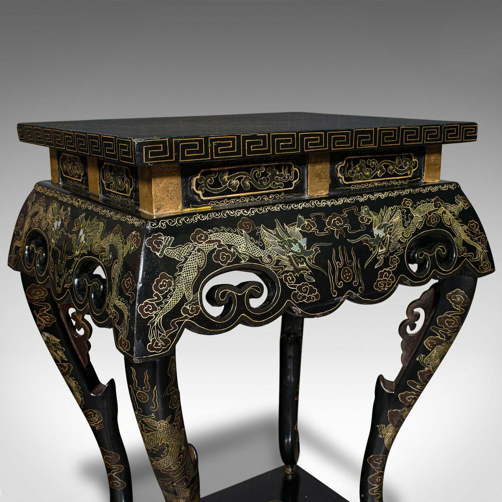 Antique Jardiniere Stand, Japanese, Display Table, Aesthetic Period, Victorian photo vintage
