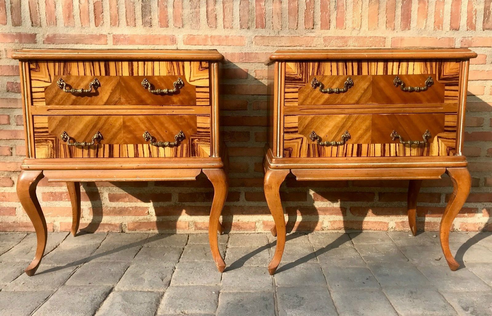 Mid Century French Nightstands, Set Of 2 photo furniture