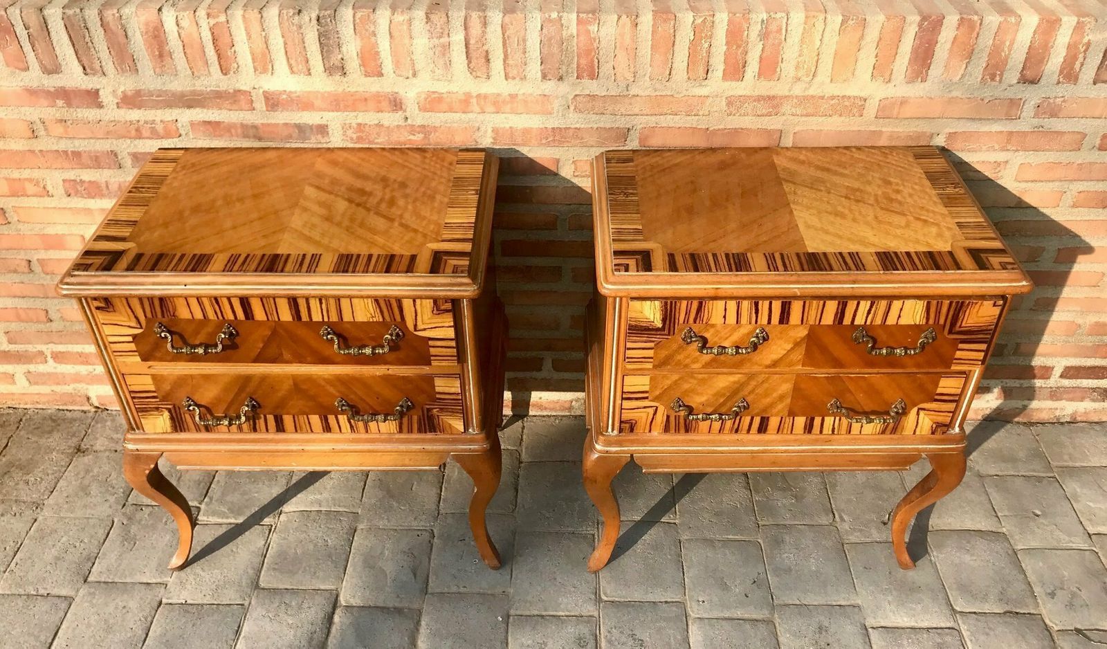 Mid Century French Nightstands, Set Of 2 photo buy