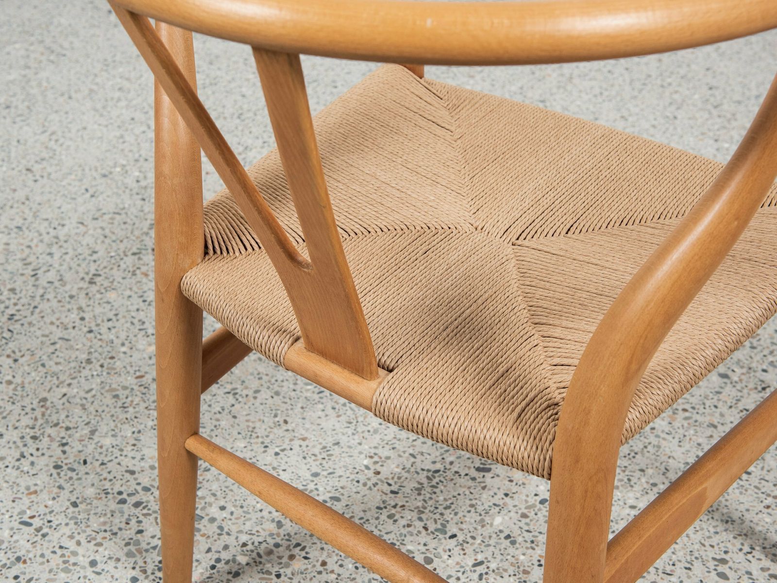 Midcentury Pair Of Original Wishbone Chairs By Hans Wegner For Carl Hansen And Søn photo buy