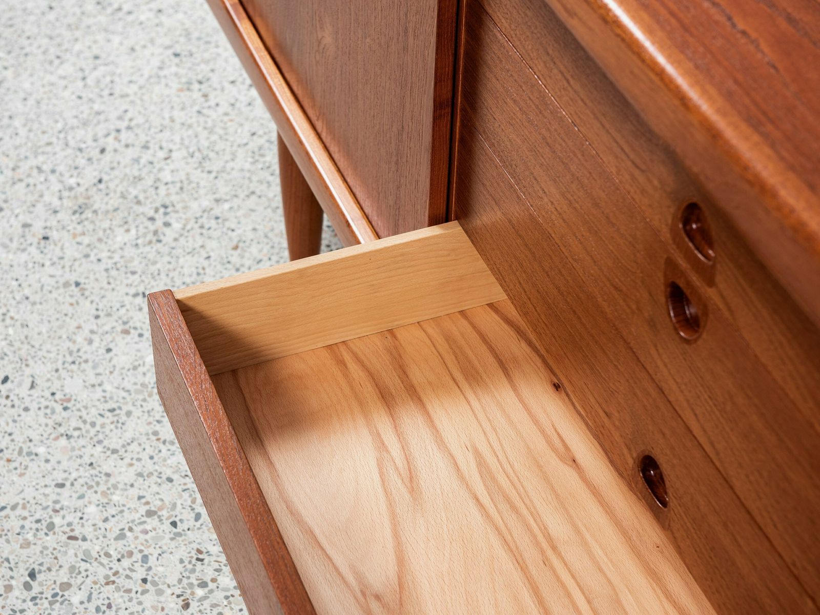 Midcentury Danish Sideboard In Teak By Hw Klein For Bramin 1960s   With The 3 Stripes photo buy