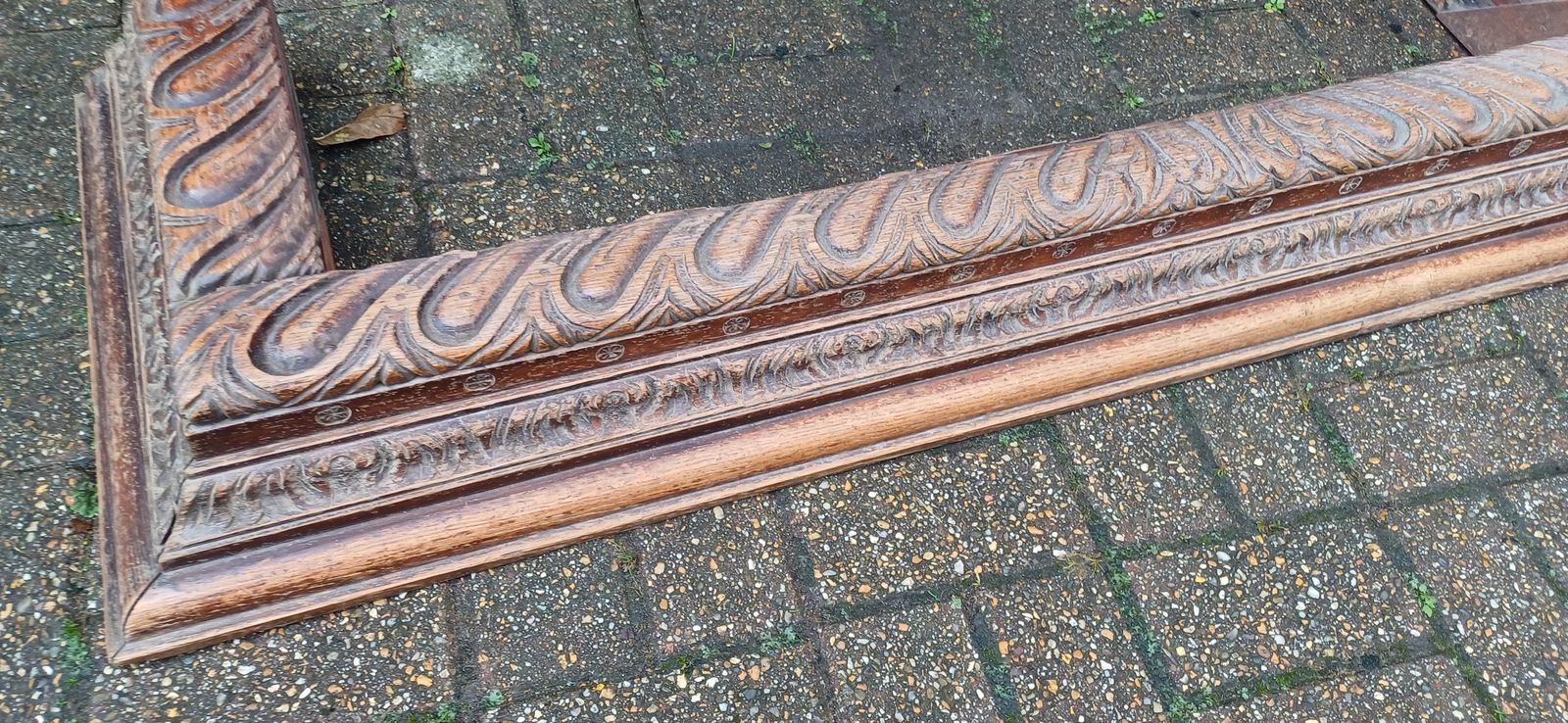 Glorious Victorian Carved Oak Fender Fireplace Hearth. photo vinterior