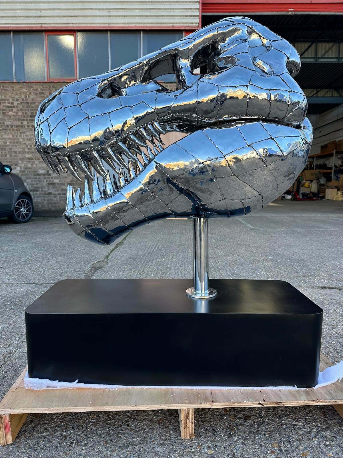 “Art Paris” Sculpture, One Of A Kind, T Rex Skull