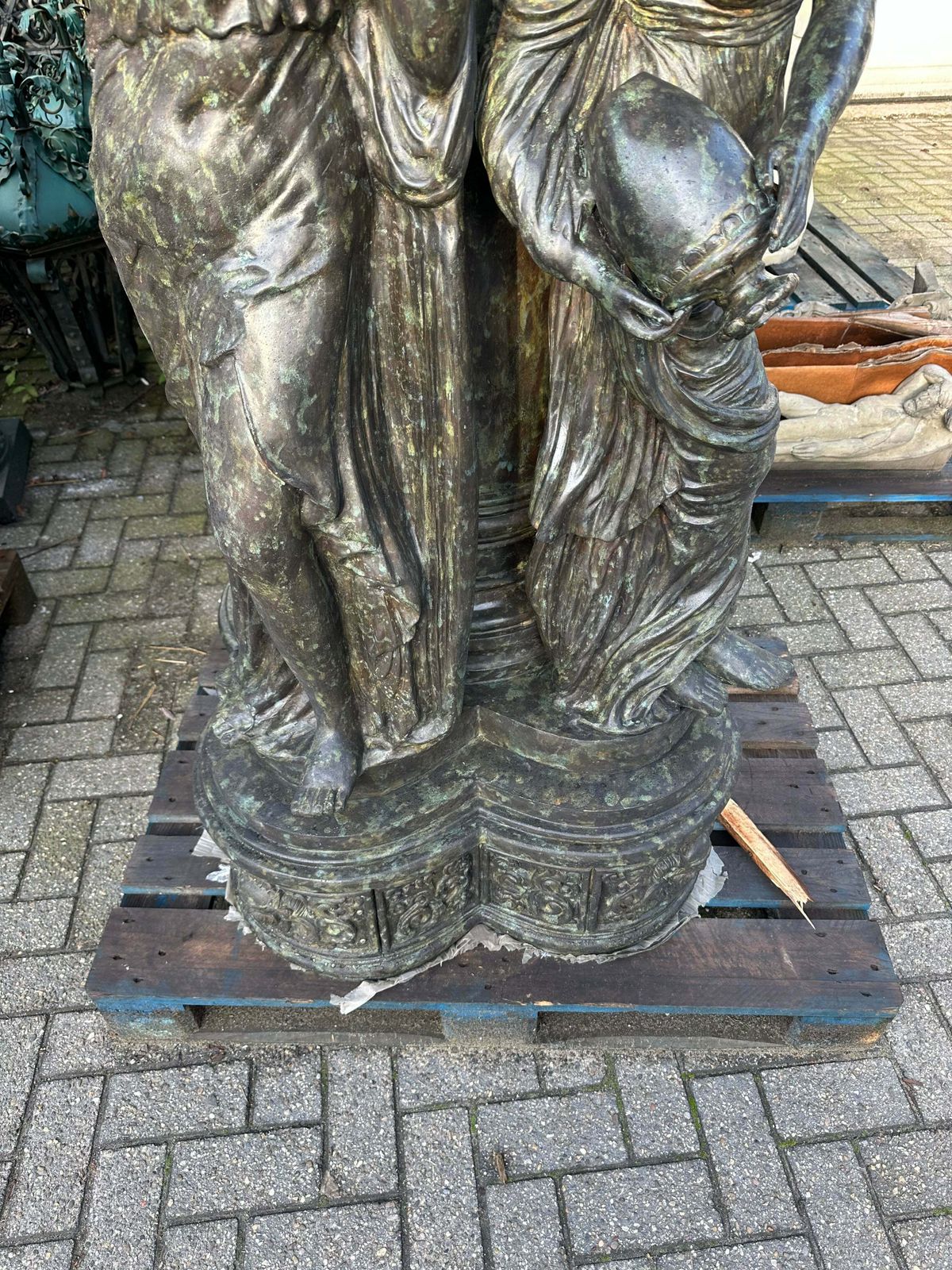7.5ft Tall, Beautiful Bronze Fountain From Bordeaux photo 17995.0