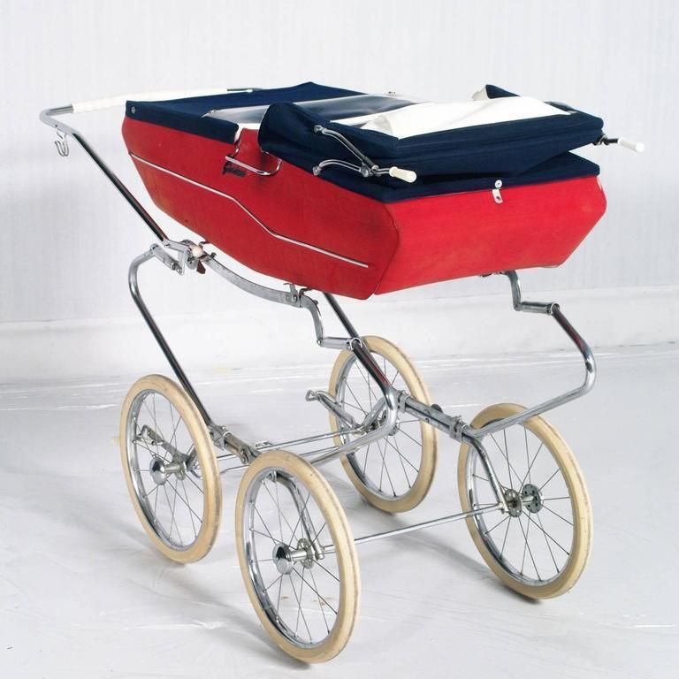 1950s Mid Century Modern Italian Baby Carriage Pram Stroller By Giordani photo furniture
