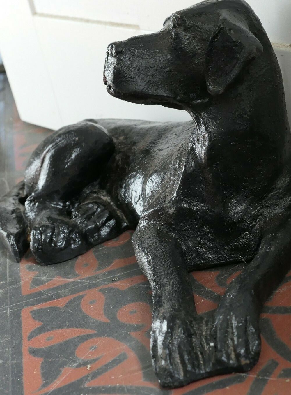 A Black Labrador Puppy, Door Stop photo Home Fixtures