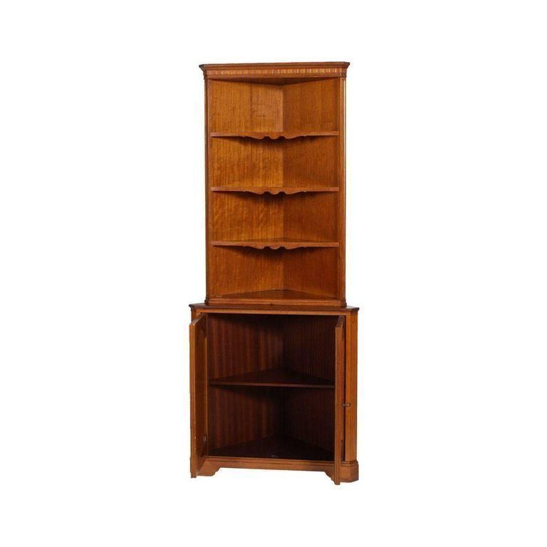 Neoclassical Italy Corner Display Cabinet In Walnut By Bassano' Ebanistery Polished To Wax photo furniture