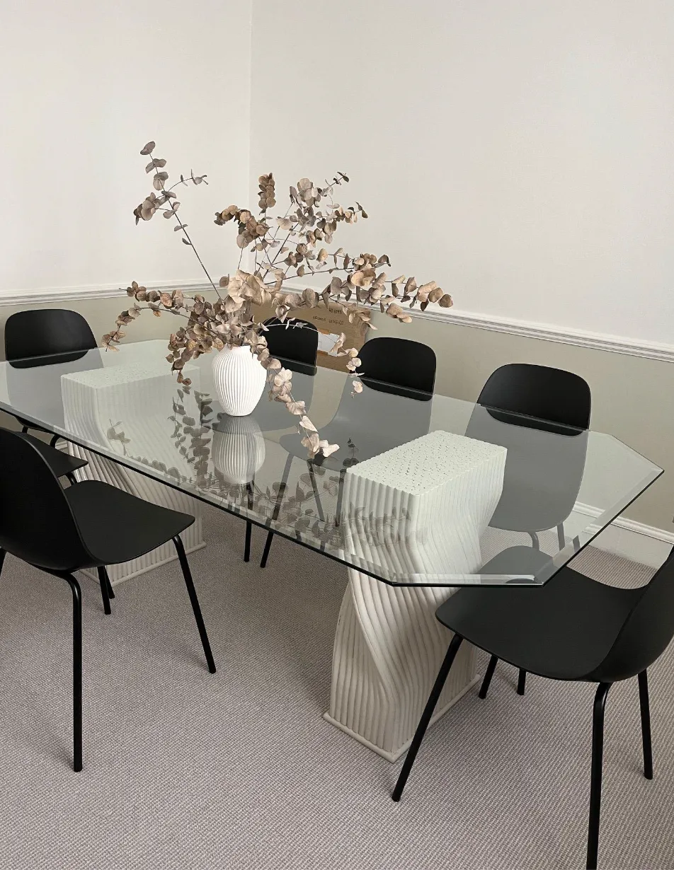 Mcguire Dining Table   Vintage 1970s Glass Top Fits Up To 8x photo for sale