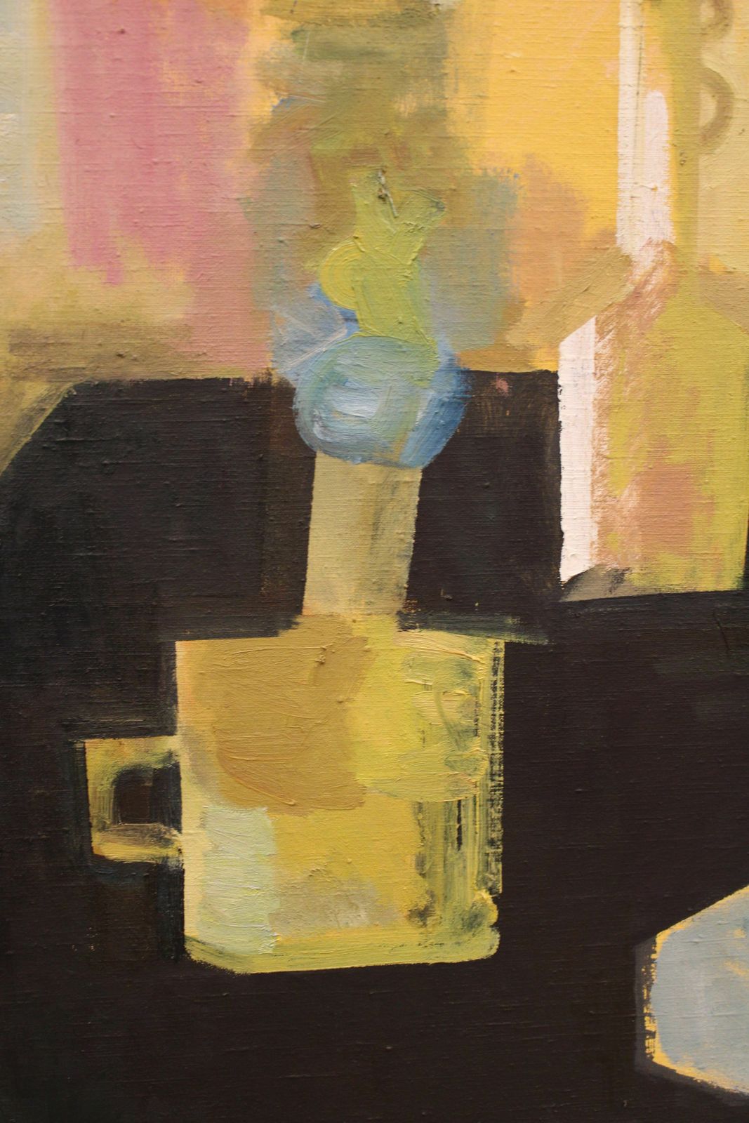 Victor Karnauh (1950 2012, Ukrainian, Latvian). Still Life On Black Table. Oil On Canvas, 135x140 Cm photo for sale