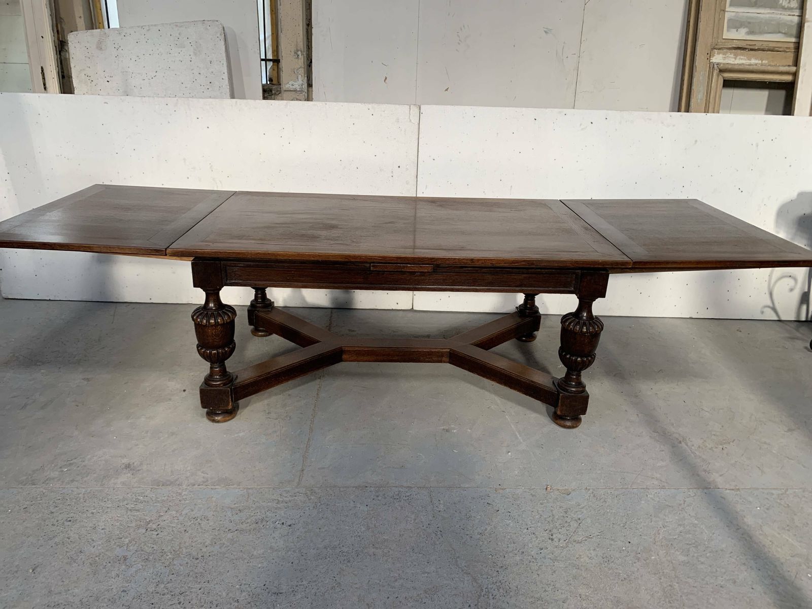 Renaissance Style Table In Oak, 20th Century photo for sale
