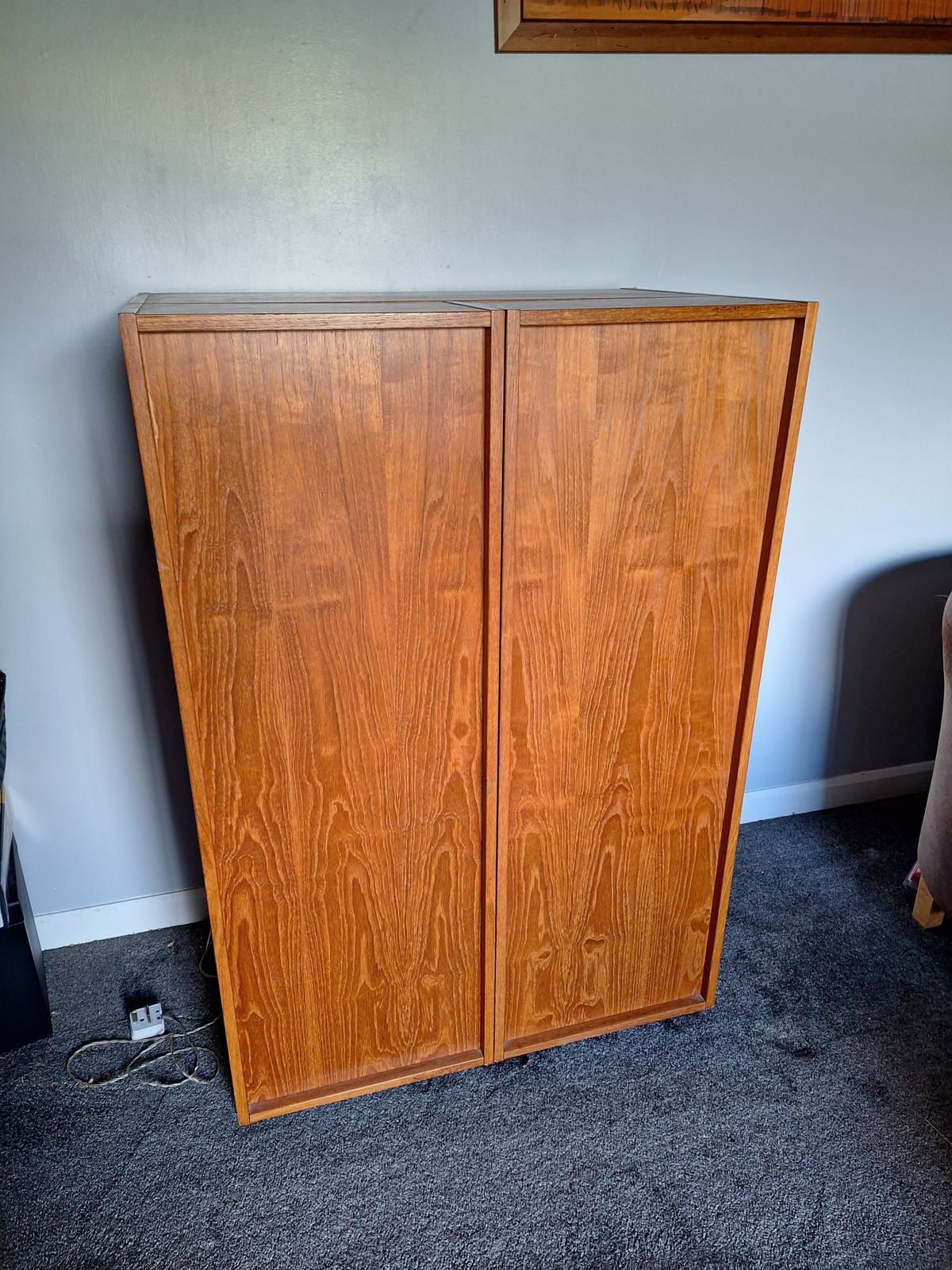 Niels Erik Glasdam Jansen Desk With Light   Scandinavian Modern 1960s Teak