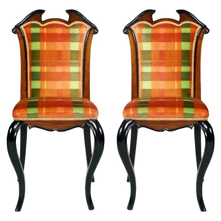 1930s Italian Pair Of Chairs And Armchair, Paolo Buffa Attributed, From Cantù photo for sale