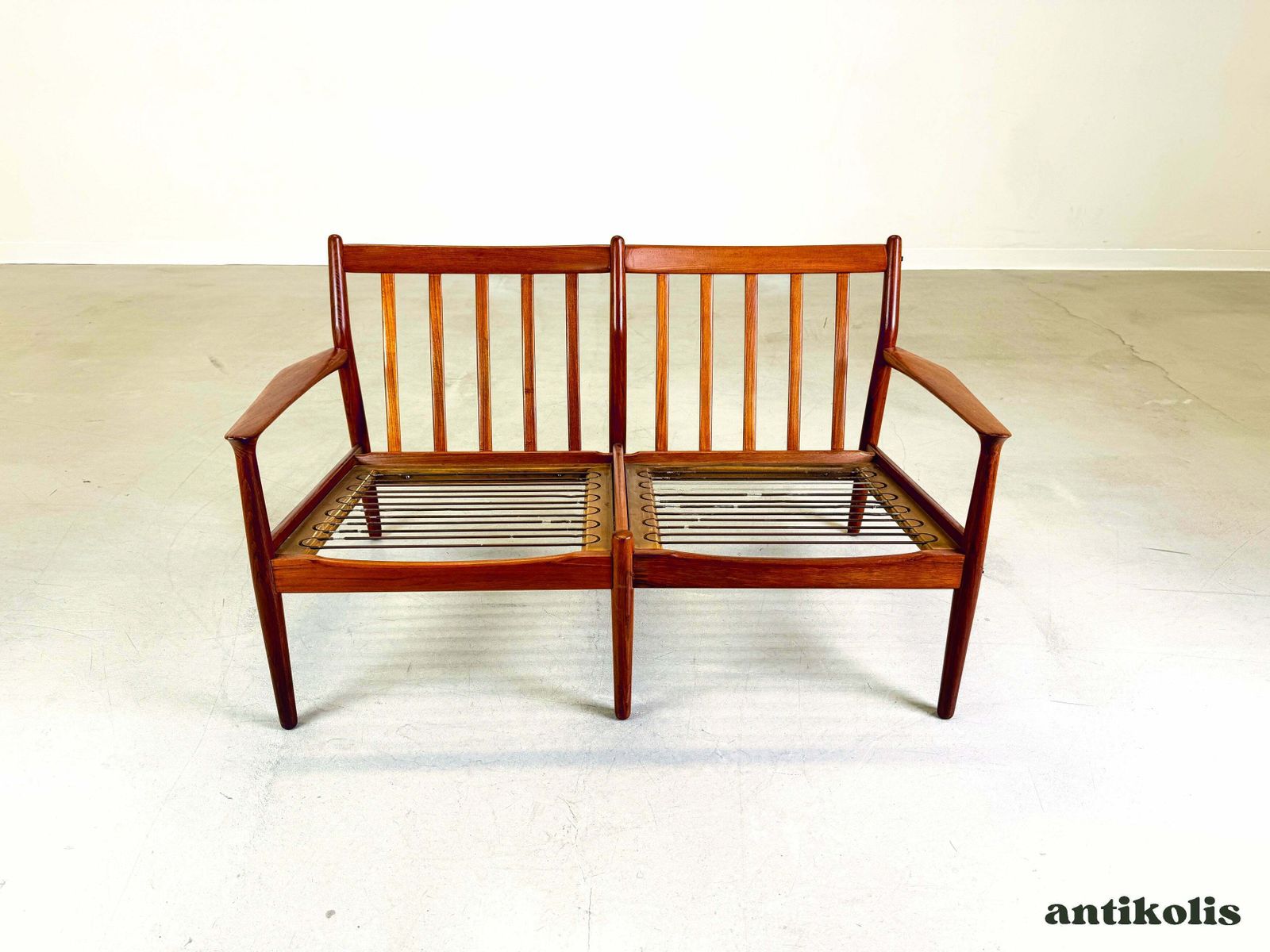 Mid Century Svend åge Teak Sofa 2 Seater Couch Glostrup photo 1250.0