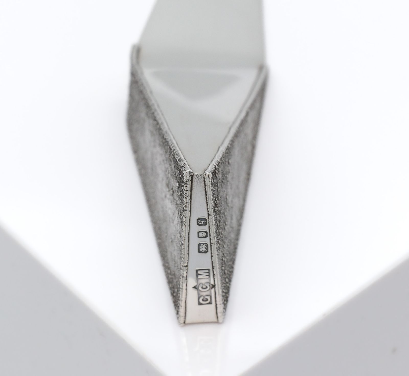 Modernist Sterling Silver Letter Opener London 1971 By George Grant Macdonald photo vinterior