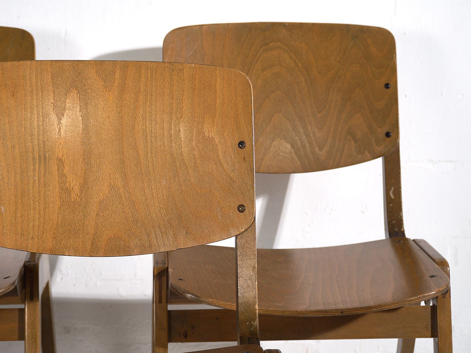 Vintage Thonet Dining Chairs (C.1950). Set Of 4 Pieces photo Furniture