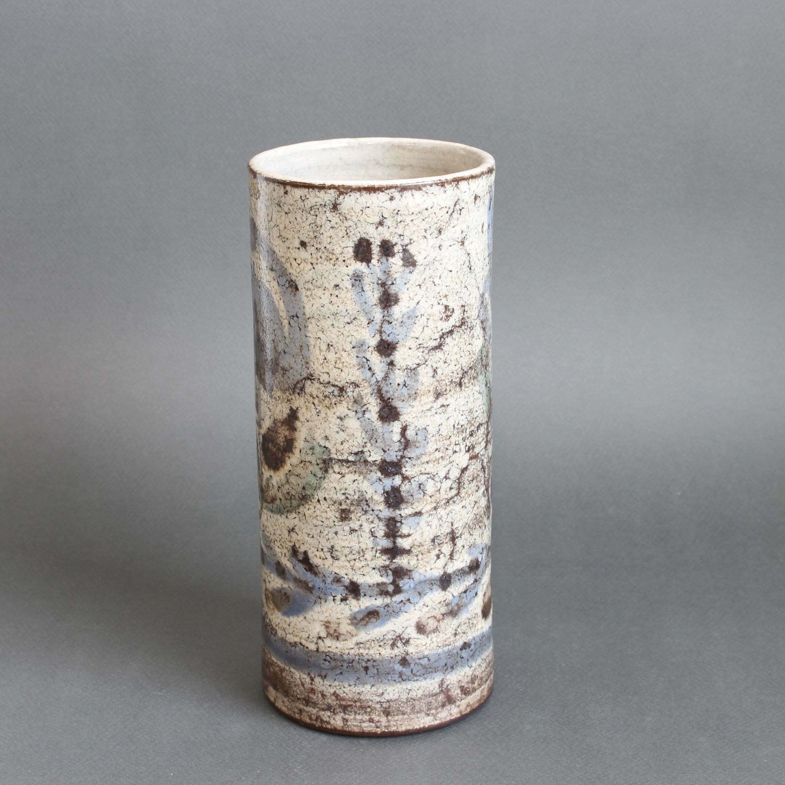 Vintage French Ceramic Flower Vase By Le Mûrier (Circa 1960s) photo furniture