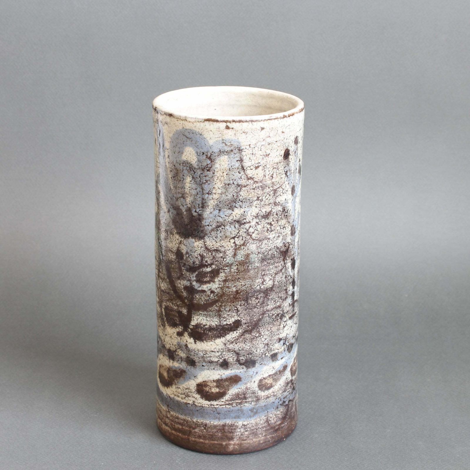 Vintage French Ceramic Flower Vase By Le Mûrier (Circa 1960s) photo Home Decor