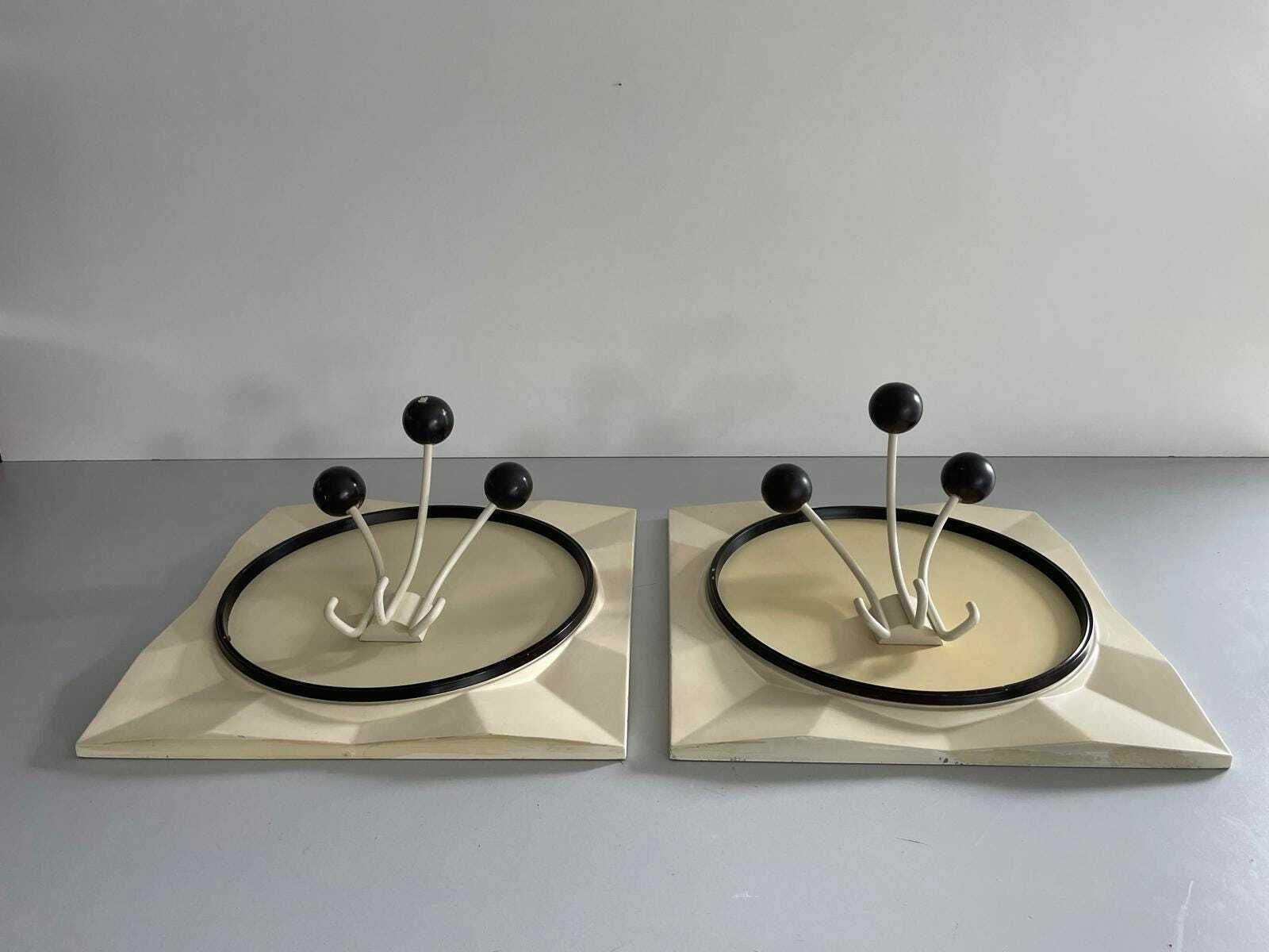 Xl Triple Atomic Design Pair Of Clothes Rack, 1960s, Italy photo 2163.0