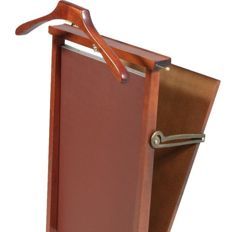 Italian "Servomuto" Valet Trouser Press By Fratelli Reguitti In Walnut photo Home Decor