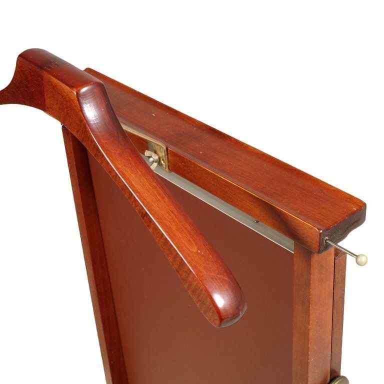 Italian "Servomuto" Valet Trouser Press By Fratelli Reguitti In Walnut photo 1315.6399999999999