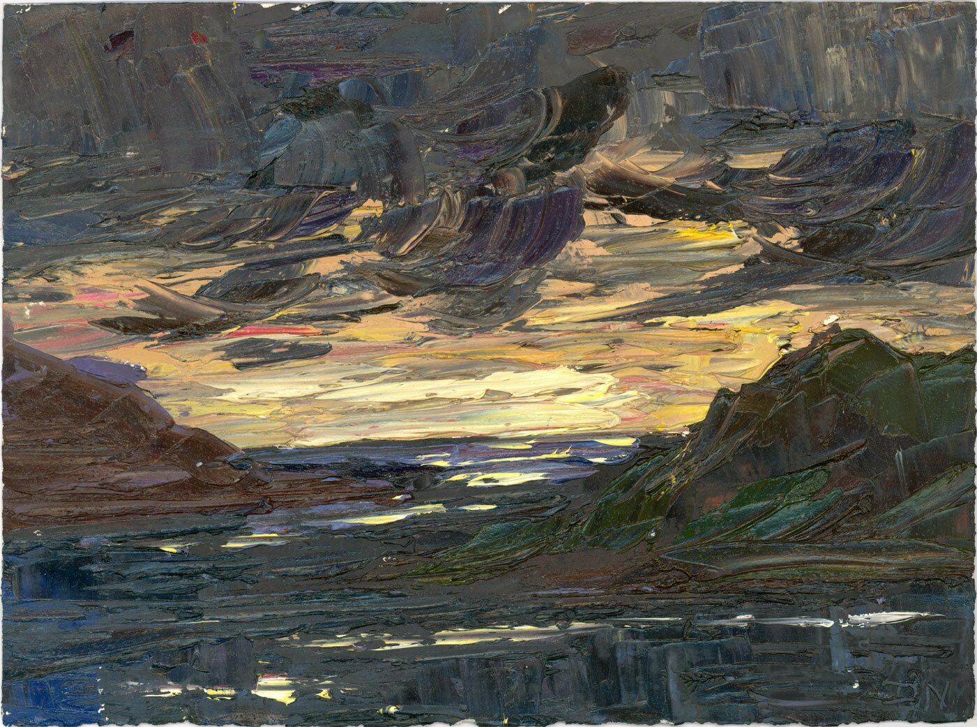 Daniel Nichols   Contemporary Oil, Beam Of Sunlight photo furniture