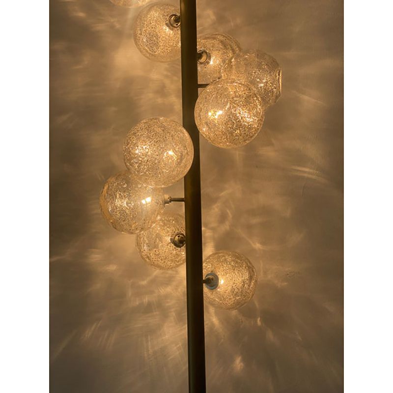 Contemporary Spheres With Gold Murano Glass Burnished Floor Lamp photo Lighting