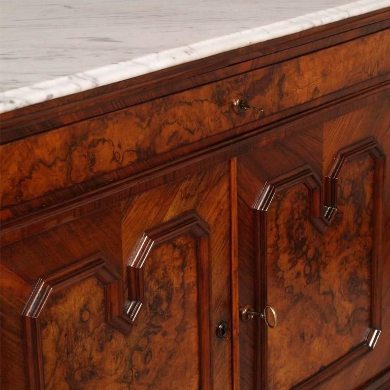 15500.0 Italian Late Umbertino Walnut Dressing Cabinet ,  By Cucchi & Sola, Turin, Circa 1880 photo