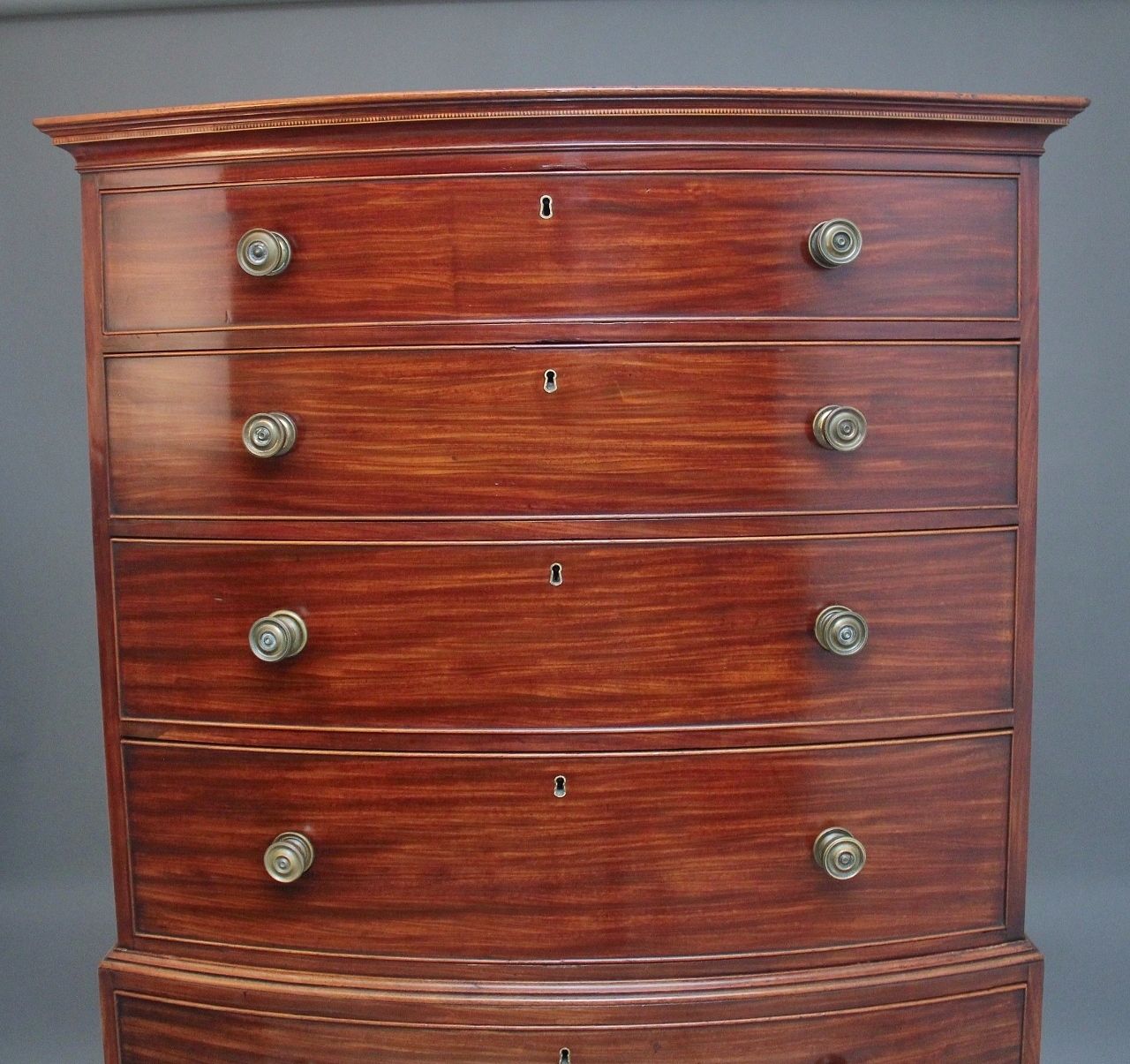 Early 19th Century Mahogany Tallboy photo Furniture