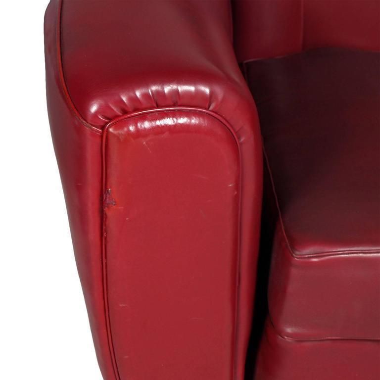 Italian Mid Century Armchair Club Chair Art Deco Design Guglielmo Ulrich photo for sale