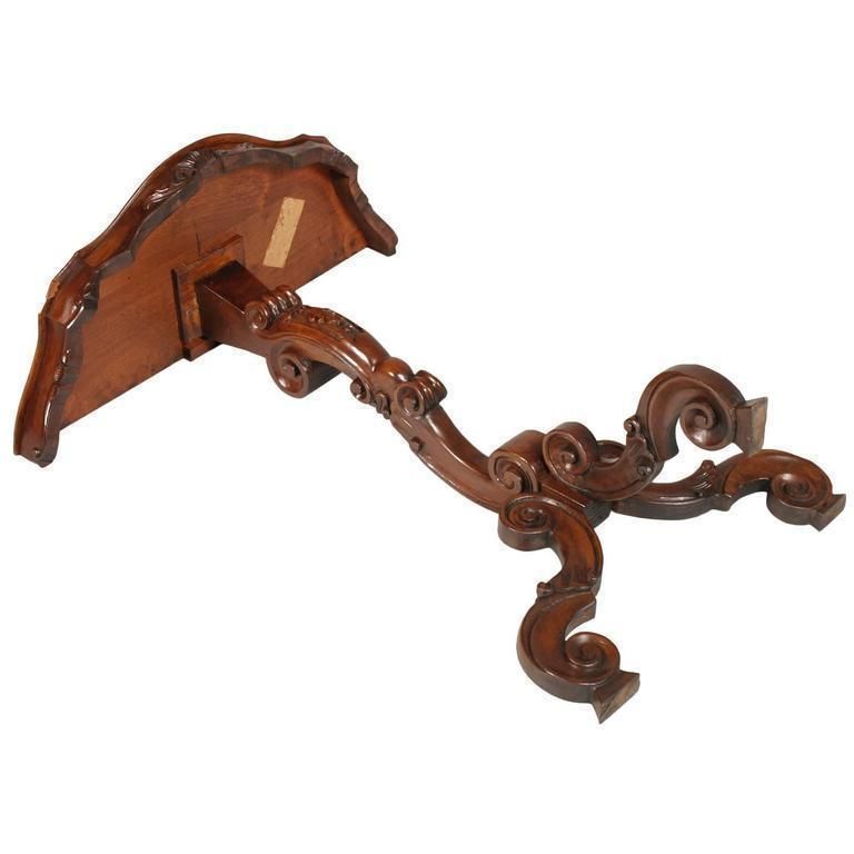 Early 20th Century Venetian Console Carved Walnut By Meroni E Fossati, Lissone photo 3472.0