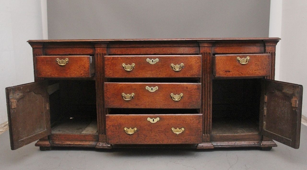 A Good Georgian 18th Century Oak Dresser photo furniture