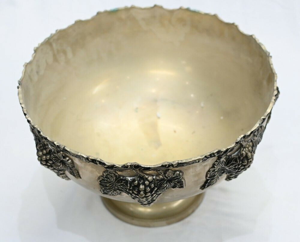 Silver Plate Punch Bowl   Champagne Wine Bucket Cooler photo furniture