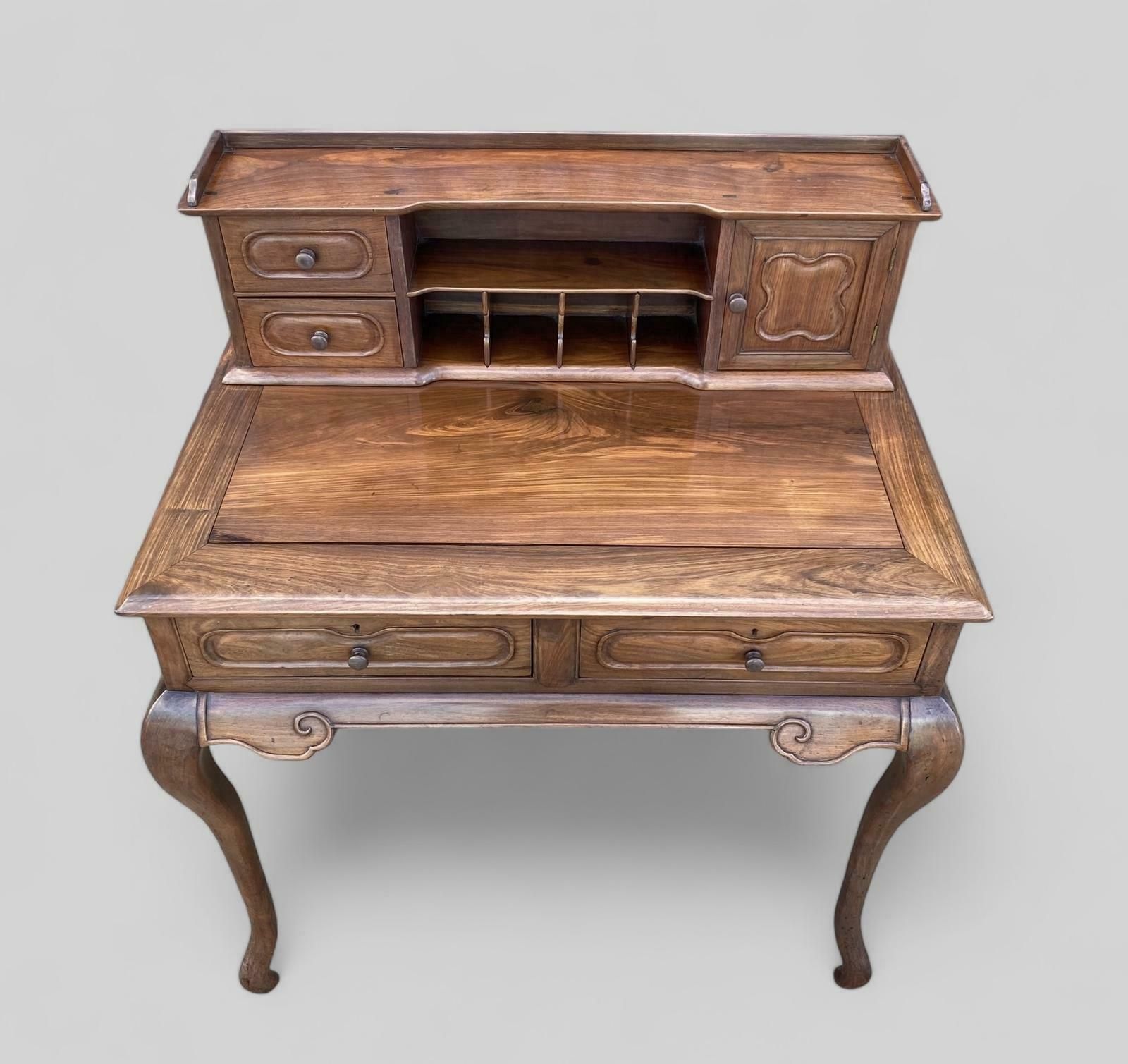 Chinese Hardwood Bonheur Du Jour Writing Table photo vinterior