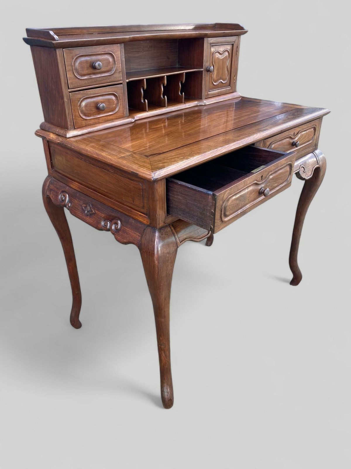 Chinese Hardwood Bonheur Du Jour Writing Table photo buy