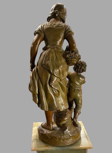 A 19thc Large French Garniture Clock By S Kinsburger photo 2340.0